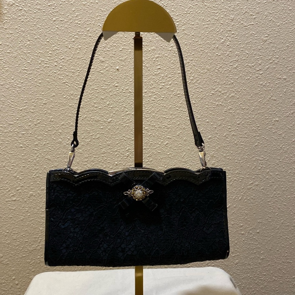 Brighton small moonstruck lace pouch.